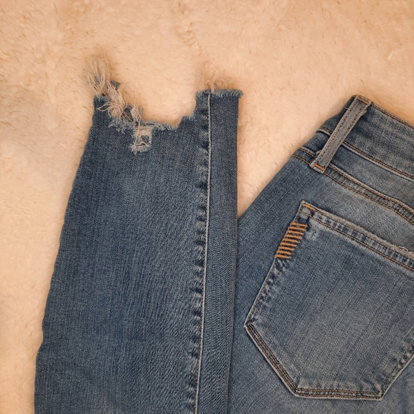 PAIGE Verdugo Crop Worn In Hem Janis Destructed Distressed, SZ 29 - Picture 10 of 16